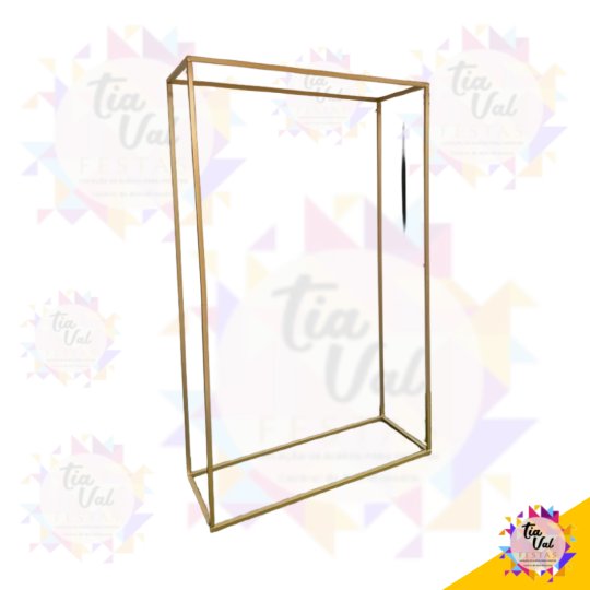 PAINEL RETANGULAR - DOURADO - 2M X 1,20M X 0,50 CM