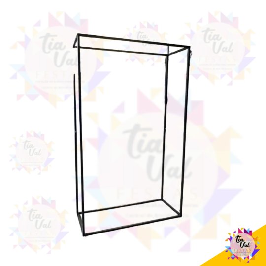 PAINEL RETANGULAR - PRETO - 2M X 1,20M X 0,50 CM