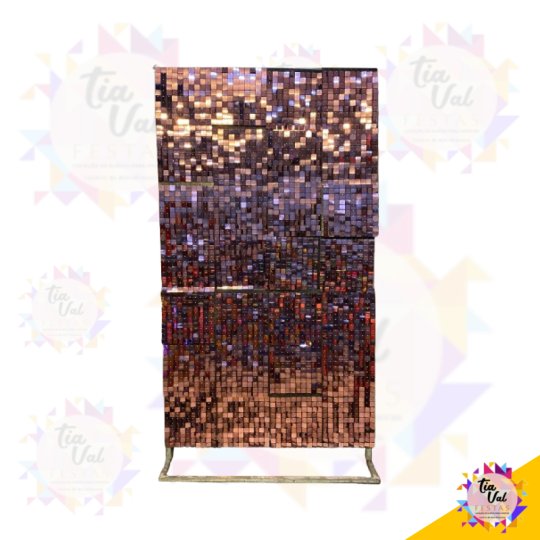 PAINEL SHINE ROSE