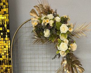 Foto de PAINEL DOURADO TELADO - FERRO - DESMONTÁVEL