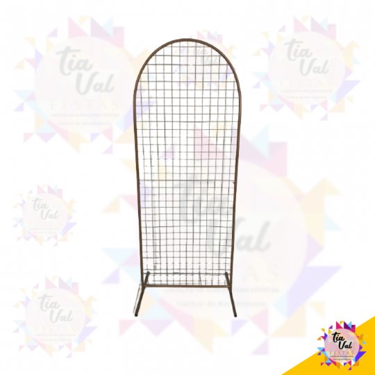 PAINEL TELADO DOURADO  1,85 X 70 CM  - BIOMBO