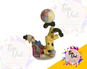 Foto de PALHAÇO EQUILIBRISTA COM BOLA - CIRCO -  (RESINA)
