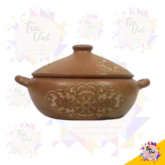 PANELA DE BARRO RENDADA M * VARIASDAS - FEIJOADA