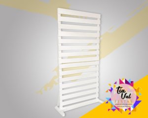 Foto de PAREDE DE PALETE (BRANCA)  2m x 1 m