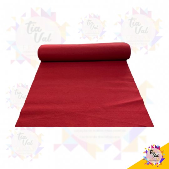 PASSADEIRA - TAPETE CARPETE VERMELHA 10M X 1M