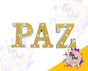 Foto de PAZ ILUMINADA (DOURADA) ((NAO ACOMPANHA PILHAS))