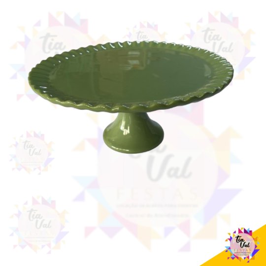 BOLEIRA VERDE - GRANDE  35 CM DIAM