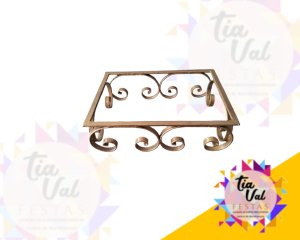 Foto de Pe dourado retangular (ferro)