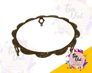 Foto de PE REDONDO DOURADO ENVELHECIDO 0,30CM DIAMETRO