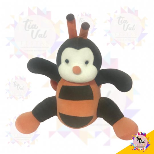 PELUCIA ABELHA LARANJA P