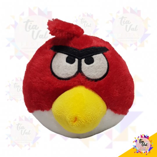 PELUCIA ANGRY BIRD VERMELHO P