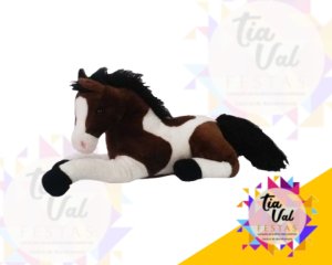 Foto de PELUCIA CAVALO MARROM / BRANCO G - FAZENDINHA