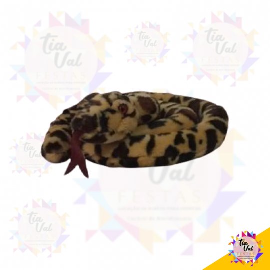 PELUCIA COBRA BEGEC/ MARROM