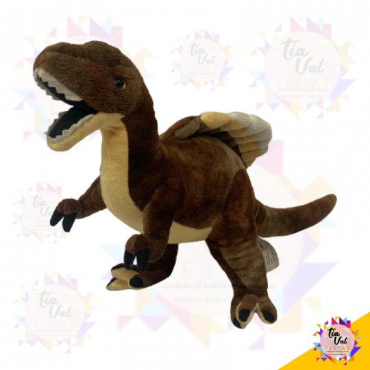 PELUCIA DINOSSAURO MARROM PEQUENO