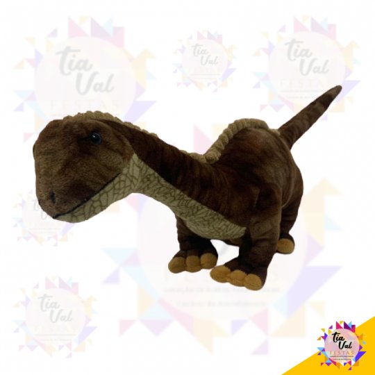 PELUCIA DINOSSAURO MARROM PEQUENO