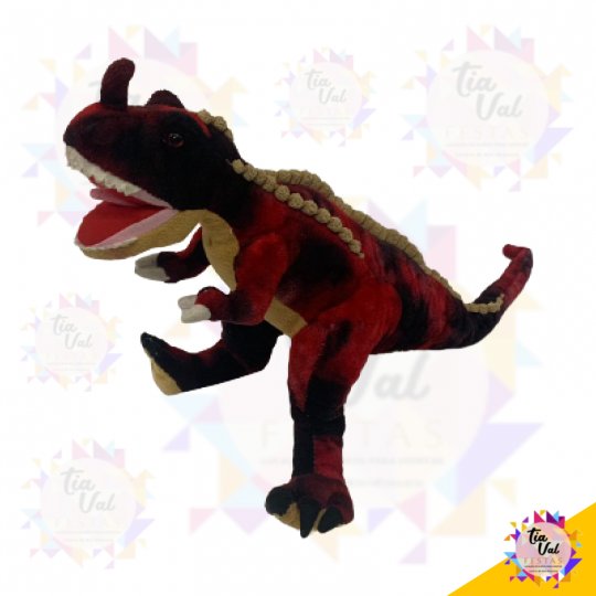 PELUCIA DINOSSAURO VERMELHO PEQUENO