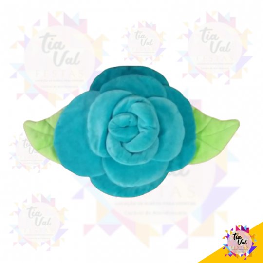 PELUCIA FLOR AZUL CLARO P