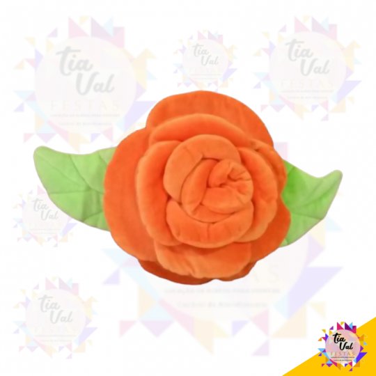 PELUCIA FLOR LARANJA P