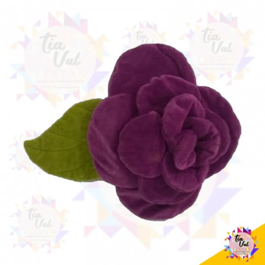 PELUCIA FLOR ROXA P