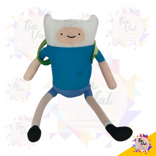 PELUCIA HORA DA AVENTUR FINN AZUL M