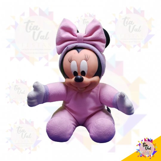 PELUCIA MINNIE BABY M (ROSA CLARO)