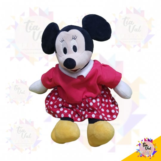 PELUCIA MINNIE VERMELHA P