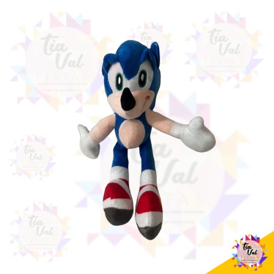 PELUCIA SONIC MEDIO - 28 CM