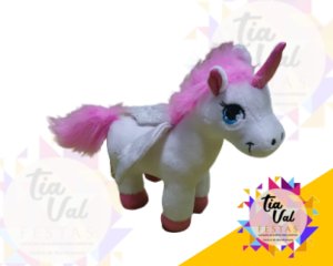 Foto de PELUCIA UNICORNIO BRANCO PEQUENO