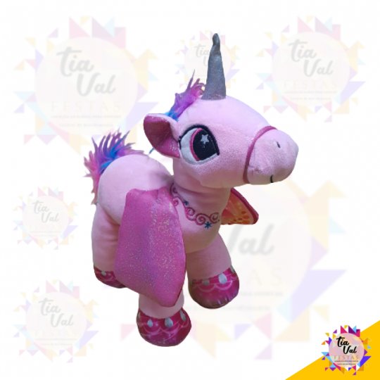 PELUCIA UNICORNIO ROSA MEDIO