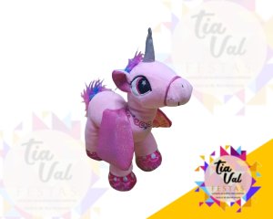 Foto de PELUCIA UNICORNIO ROSA MEDIO