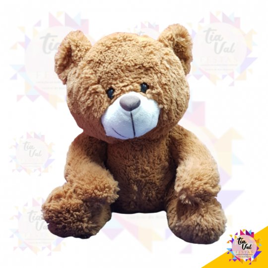 PELUCIA URSO MARROM ESCURO M