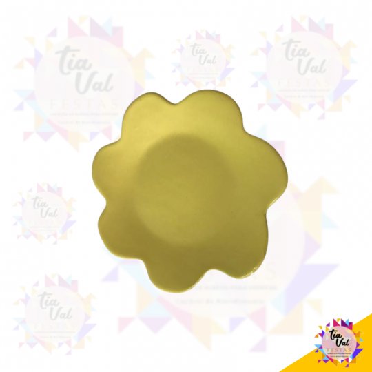 PRATO FLOR - AMARELO BEBE
