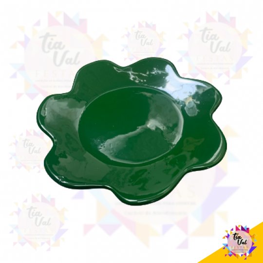 PRATO FLOR - VERDE BANDEIRA