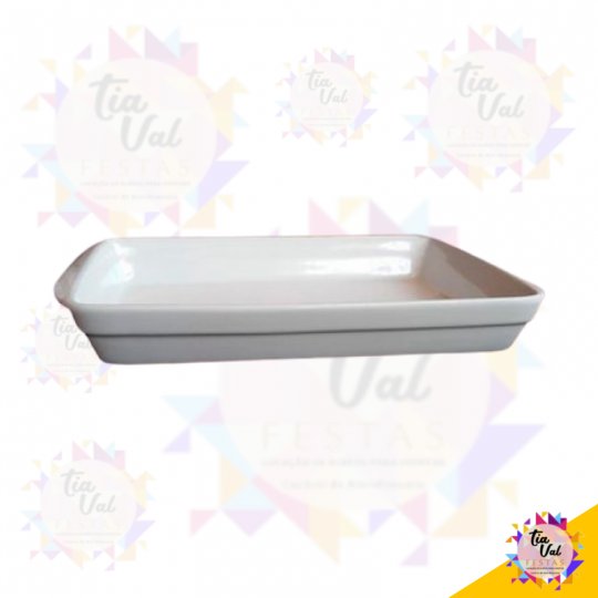 PIREX PORCELANA BRANCO - VAI AO FORNO