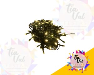 Foto de PISCA PISCA AMARELO ((LUZES AMAR))100 LEDS energia