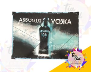 Foto de PLACA ABSOLUT VODKA (FERRO)