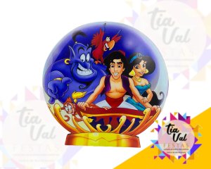 Foto de PLACA ALADDIN PERSONAGENS