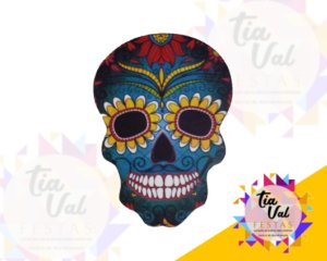 Foto de PLACA CAVEIRA MEXICANA OLHO AMARELO