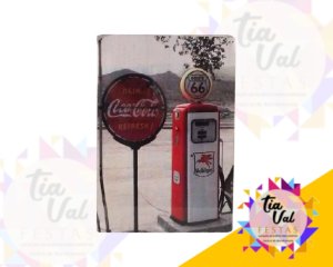 Foto de PLACA COCA COLA BOMBA DE GASOLINA