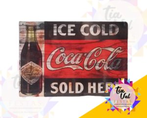 Foto de PLACA COCA COLA ICE COLD