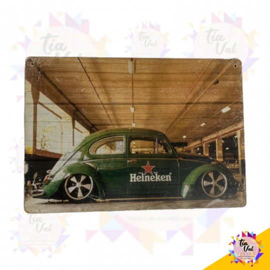 PLACA HEINEKEN FUSCA