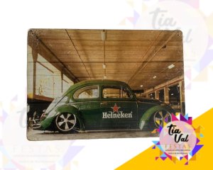 Foto de Placa heineken fusca