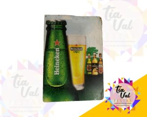 Foto de Placa heineken garrafa e tulipa