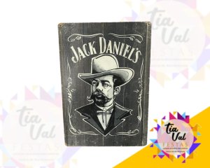 Foto de Placa Jack Daniel Homem