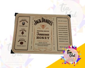 Foto de PLACA JACK DANIELS HONEY - FERRO