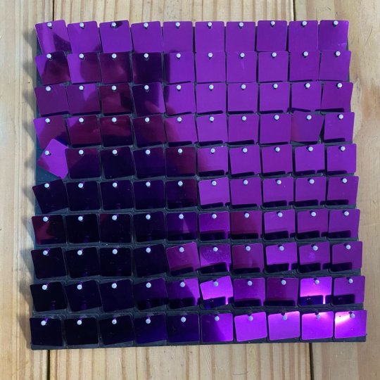 PLACA SHINE ROXO 