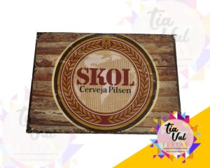 Foto de PLACA SKOL ROTULO REDONDO