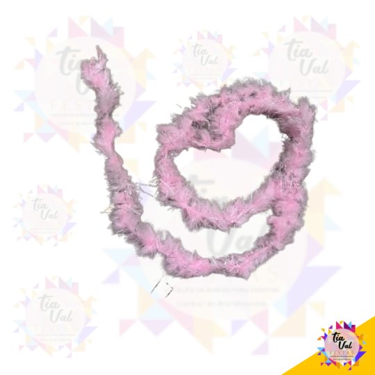 PLUMA MARABU ROSA CLARO - CARNAVAL