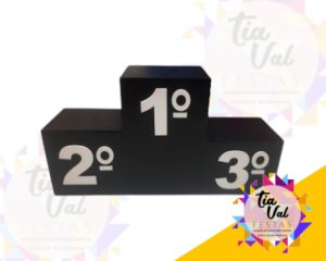 Foto de PODIO 1º 2º 3º  (PEQUENO MDF)  40 X 20 CM