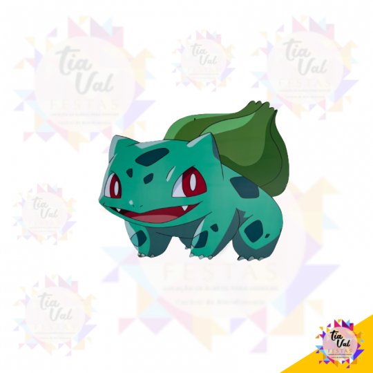 POKEMON -BULBASAUR - MEDIO - MDF - 65 X 75